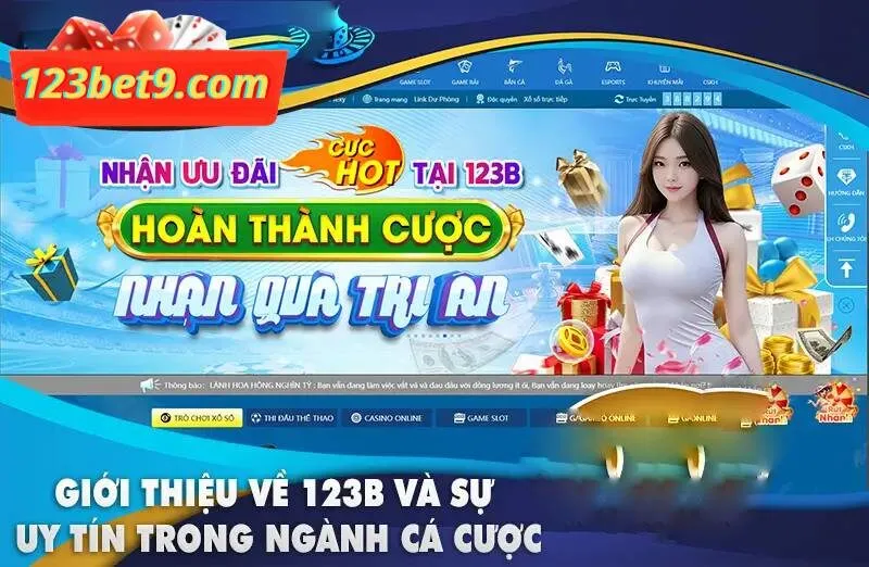 Nhà cái 123Bet thành lập chính thức năm 2019